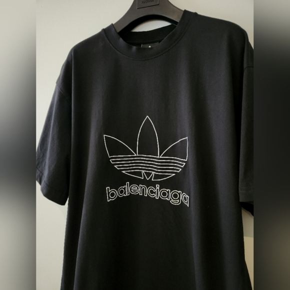 Balenciaga x Adidas Trefoil Shirt Size 3/Large - Picture 2 of 5